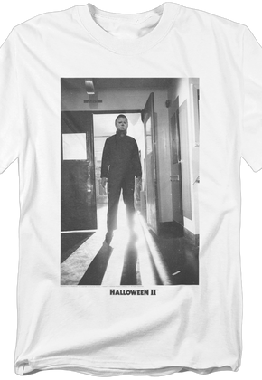 Michael Myers Black & White Photo Halloween II T-Shirt