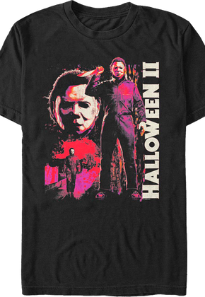 Michael Myers Collage Halloween II T-Shirt