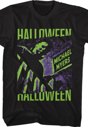 Michael Myers Neon Boogeyman Halloween T-Shirt