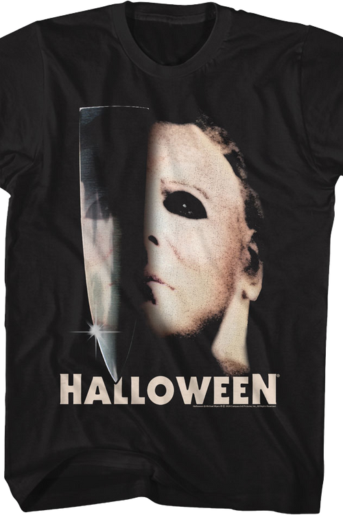 Michael Myers Knife & Mask Halloween T-Shirt