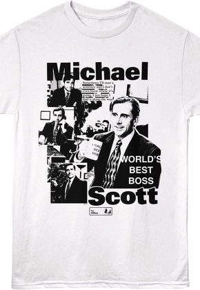 Michael Scott World's Best Boss The Office T-Shirt
