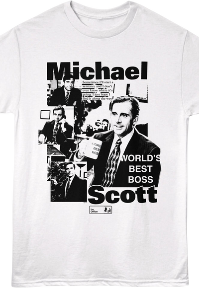 Michael Scott World's Best Boss The Office T-Shirt