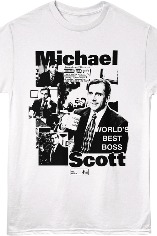 Michael Scott World's Best Boss The Office T-Shirt