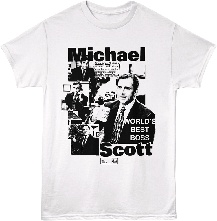 Michael Scott World's Best Boss The Office T-Shirt