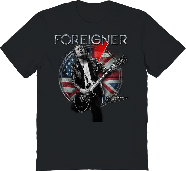 Mick Jones Autograph Foreigner T-Shirt