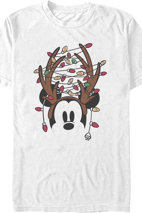 Mickey Mouse Antlers Disney T-Shirt