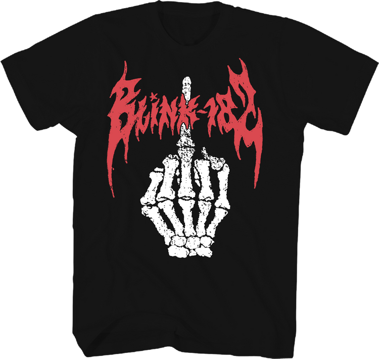 Middle Finger Blink-182 T-Shirt