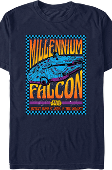 Millennium Falcon Fastest Hunk O' Junk In The Galaxy Star Wars T-Shirt