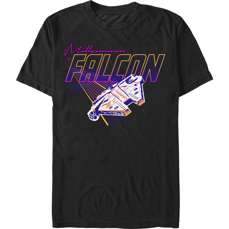 Millennium Falcon Retro Flight Star Wars T-Shirt
