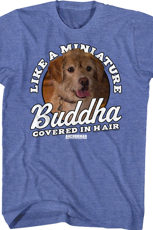Miniature Buddha Covered In Hair Anchorman T-Shirt