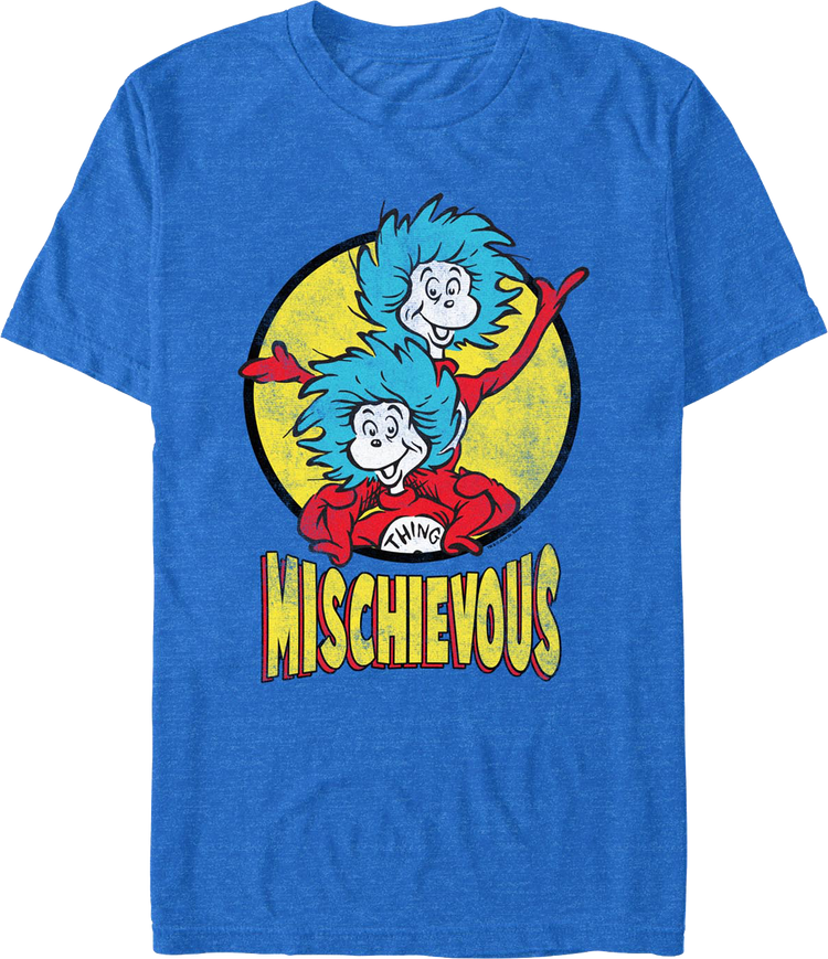 Mischievous Thing 1 & Thing 2 Dr. Seuss T-Shirt