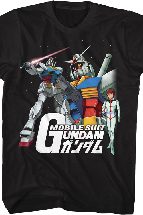 Mobile Suit Collage Gundam T-Shirt