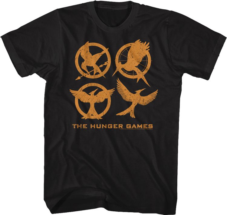 Mockingjay Logos Hunger Games T-Shirt