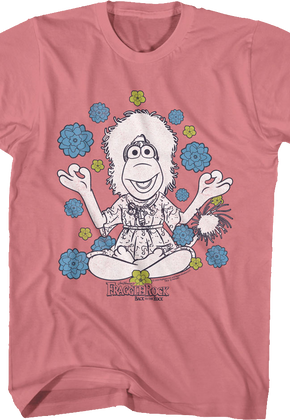 Mokey Meditation Flowers Fraggle Rock T-Shirt