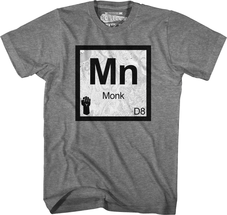 Monk Element Symbol Dungeons & Dragons T-Shirt