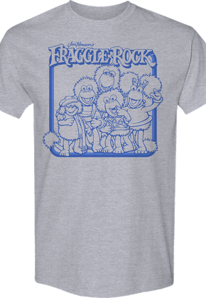Monochrome Group Photo Fraggle Rock T-Shirt
