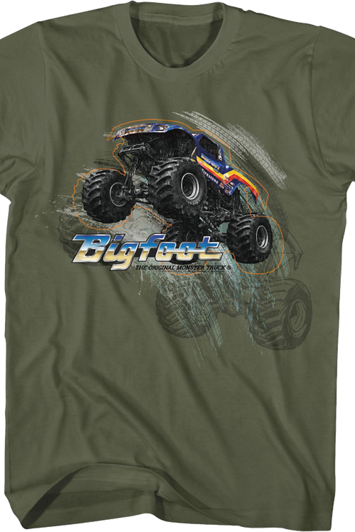Monster Truck Jump Bigfoot T-Shirt