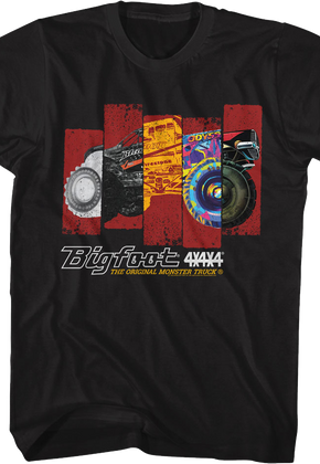 Monster Truck Panels Bigfoot T-Shirt