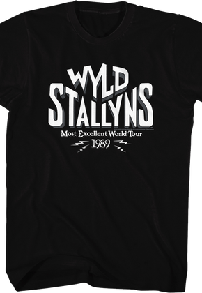 Most Excellent World Tour Bill & Ted's Excellent Adventure T-Shirt