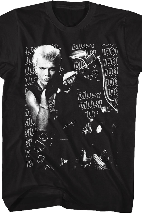 Motorcycle Photo Billy Idol T-Shirt