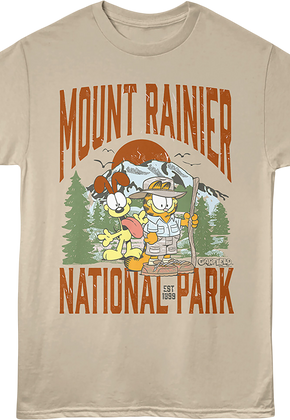 Mount Rainier National Park Garfield T-Shirt