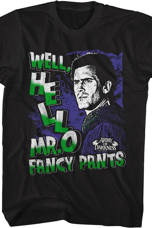 Mr. Fancy Pants Army Of Darkness T-Shirt
