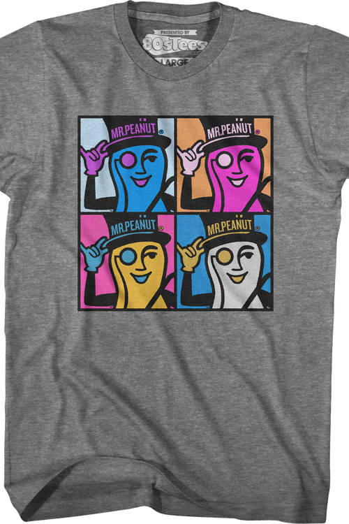 Mr. Peanut Pop Art Planters T-Shirt