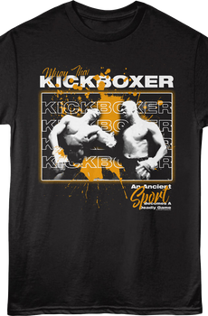 Muay Thai Paint Splatter Kickboxer T-Shirt