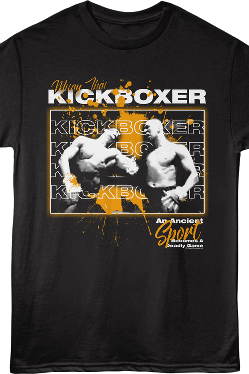 Muay Thai Paint Splatter Kickboxer T-Shirt