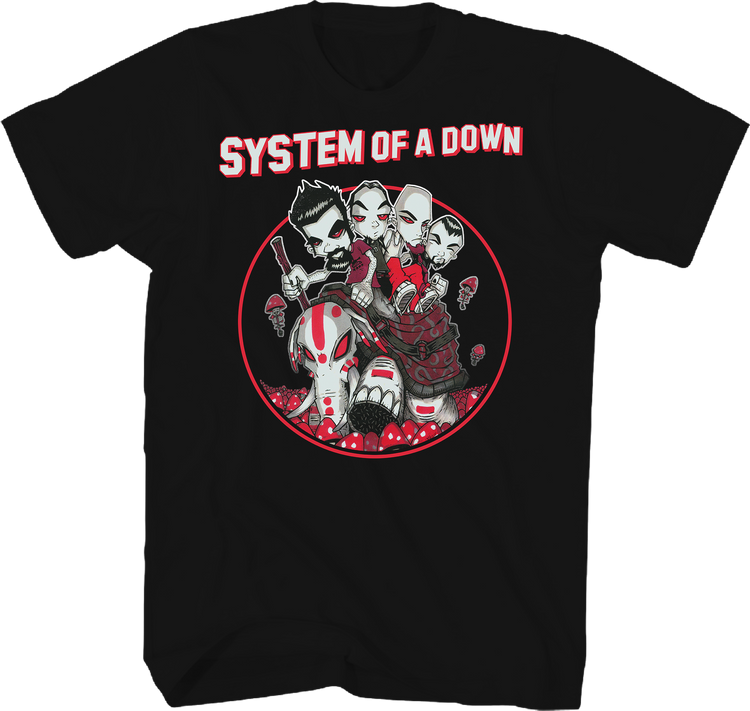 Mushrooms System Of A Down T-Shirt