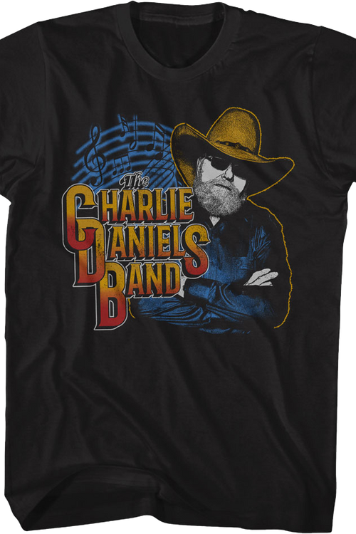 Music Notes Charlie Daniels Band T-Shirt