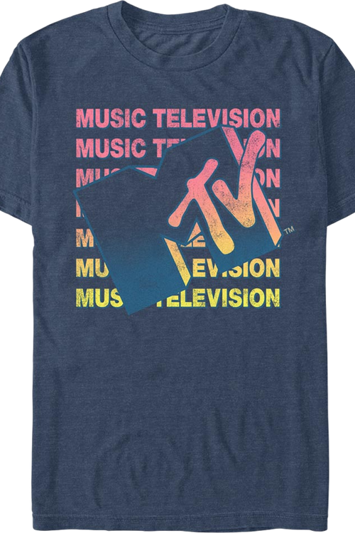 Music Television Stacked MTV Shirt