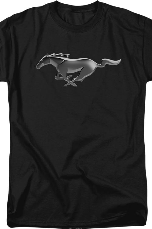 Mustang Chrome Logo Ford T-Shirt
