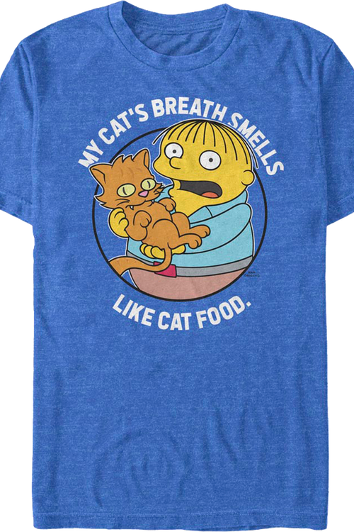 My Cat's Breath Smells Like Cat Food Simpsons T-Shirt
