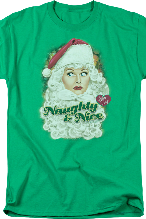 Naughty & Nice I Love Lucy T-Shirt