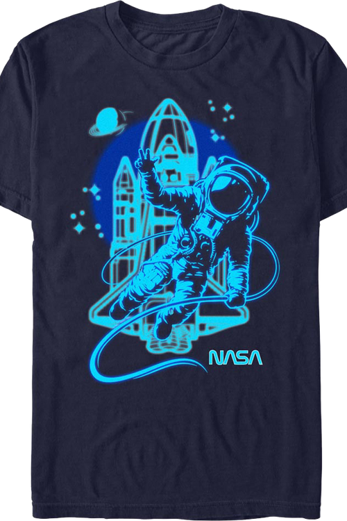Neon Astronaut NASA T-Shirt