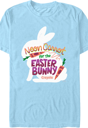 Neon Carrot For The Easter Bunny Crayola T-Shirt