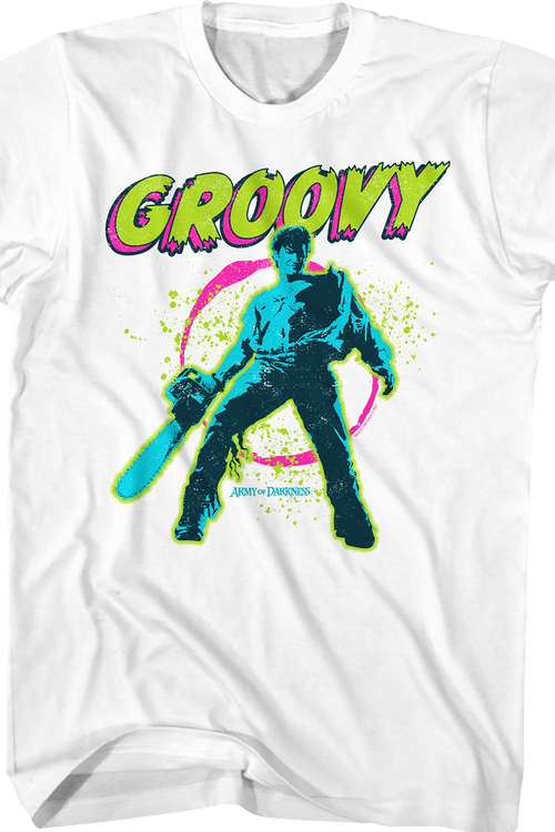 Neon Groovy Army of Darkness T-Shirt