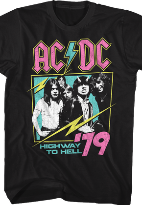Neon Highway To Hell ACDC Shirt