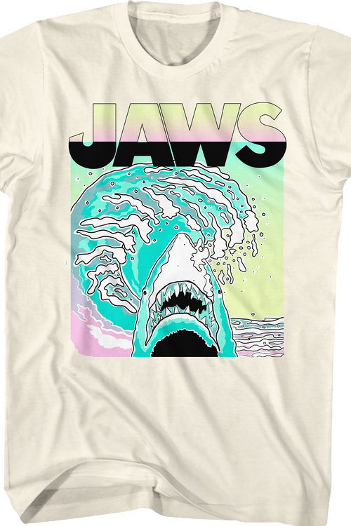Neon Waves Jaws T-Shirt