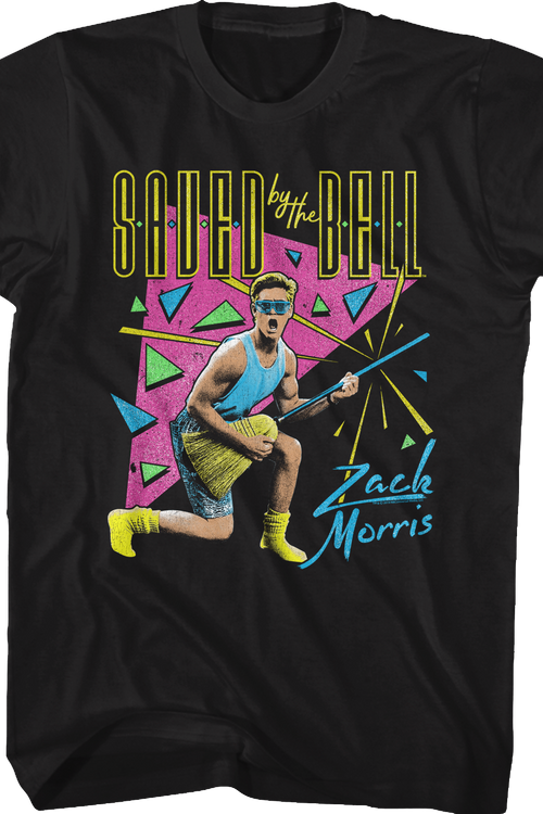 Neon Zack Morris Saved By The Bell T-Shirt