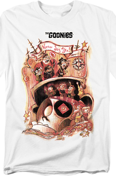 Never Say Die Illustration Goonies T-Shirt