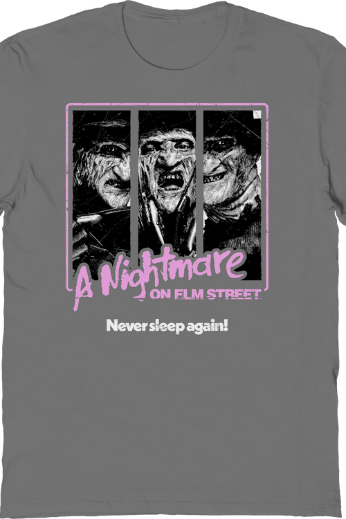 Never Sleep Again Nightmare On Elm Street T-Shirt