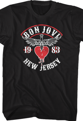 New Jersey 1983 Bon Jovi T-Shirt