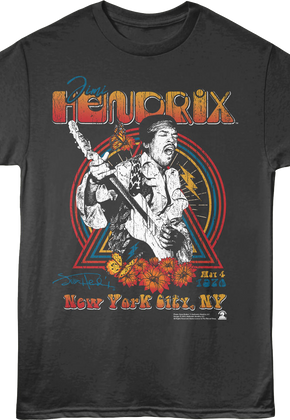 New York 1970 Jimi Hendrix T-Shirt