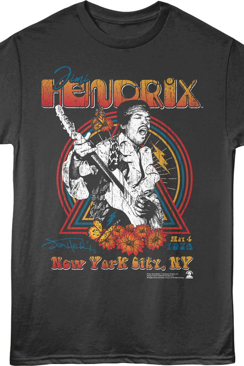 New York 1970 Jimi Hendrix T-Shirt