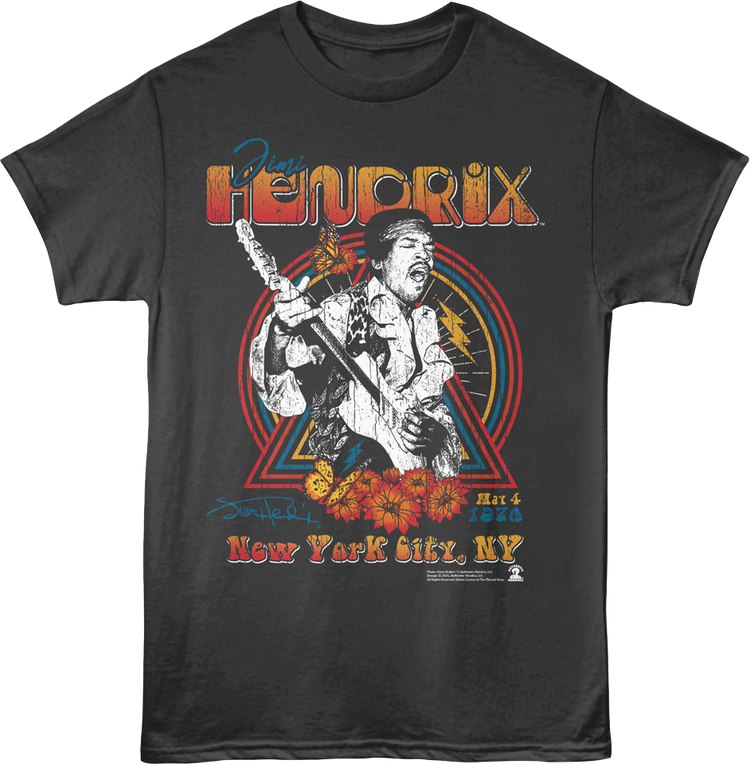 New York 1970 Jimi Hendrix T-Shirt