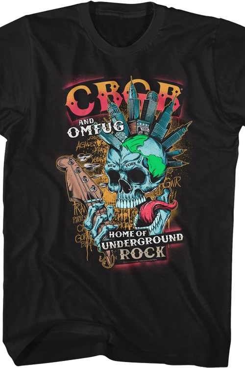 New York Skull CBGB T-Shirt