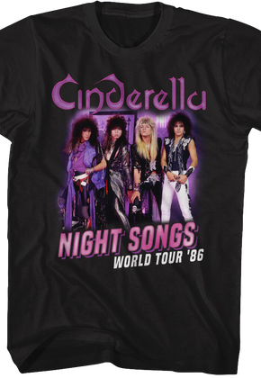 Night Songs World Tour Cinderella T-Shirt