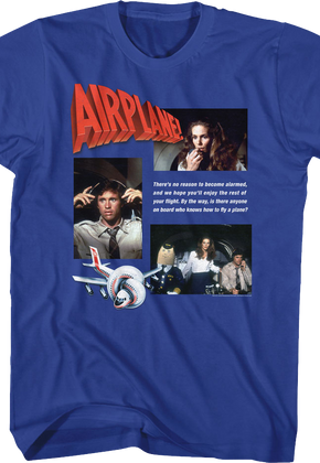 No Reason To Become Alarmed Airplane T-Shirt